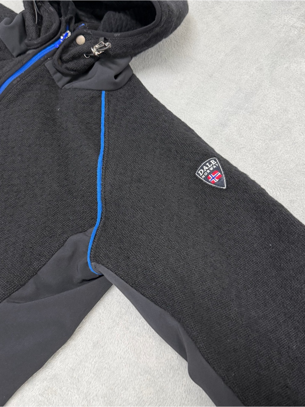Dale of Norway N-5721 Dalekvam Wool Full Zip Winter Jacket Black Mens 2XL - Picture 2 of 16